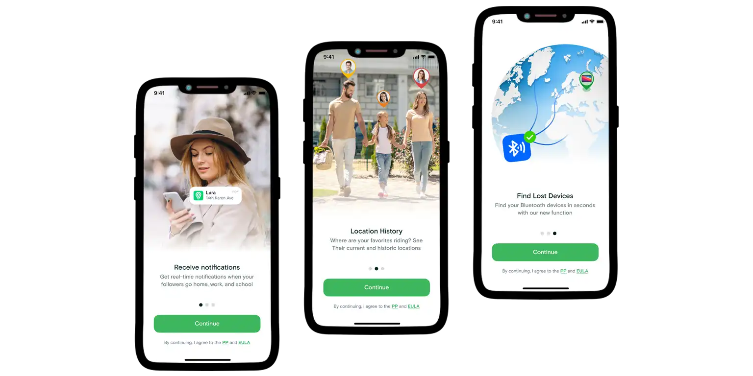 A couple of features of the Number Tracker app.